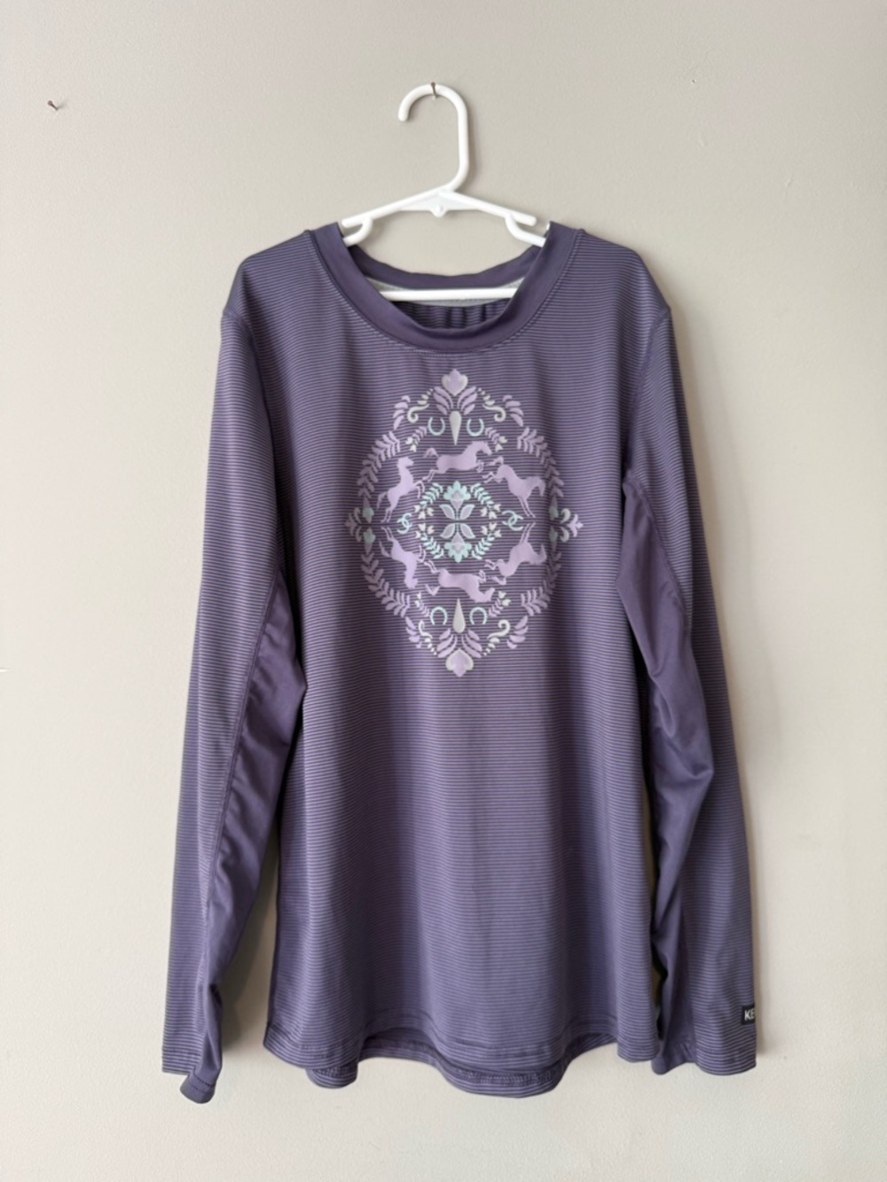 Kerrits Purple Long Sleeve Performance Top